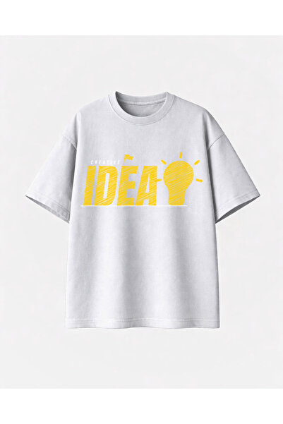 COMVİCHO تيشيرت أبيض من إيديا مطبوع