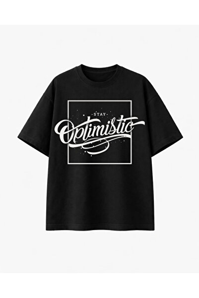 COMVİCHO Optımestıe Printed Black T-Shirt