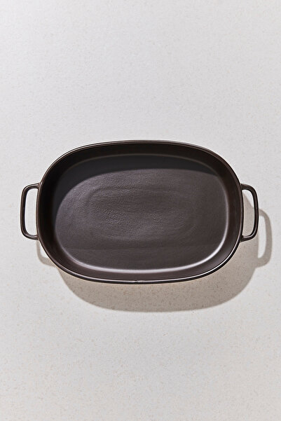 Paşabahçe Norge Seramik Fırın Kabı 40 cm Siyah