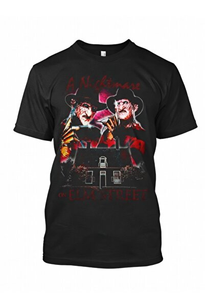 COMVİCHO فريدي 2 مطبوع تي شيرت أسود