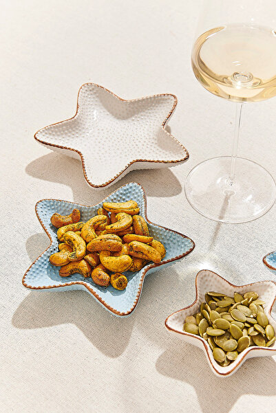 Paşabahçe Starfish Seramik Tabak L Krem