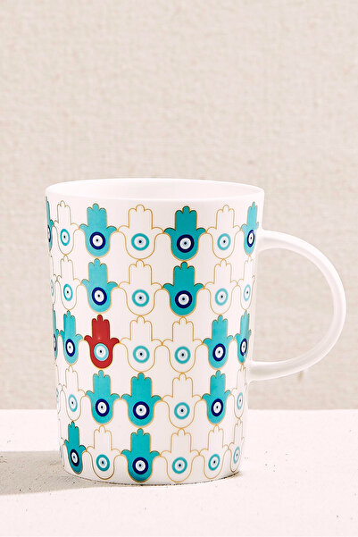 Paşabahçe Bereket 2 Porselen Kupa Turkuaz