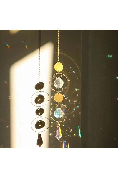 Choice1 صائد أشعة الشمس، قطعة واحدة من قلادة كريستالية لصائد أشعة الشمس، تصنع...