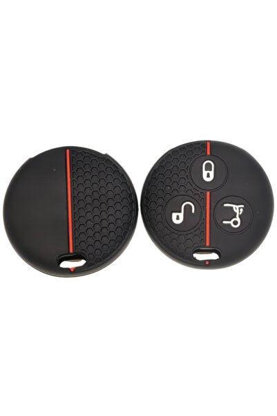 Choice غطاء سيليكون بثلاثة أزرار لسيارة مرسيدس بنز سمارت 450، متوافق مع سيارا...