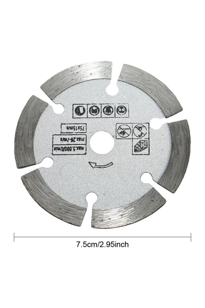 Choice 75mm 1Pcs 3 Inch/75mm Angle Grinder Saw Blade Diamond Mini Saw Blade C...