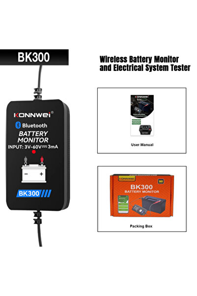 Choice KONNWEI BK300 New KONNWEI BK300 Car Battery Monitor Tools Wireless Blu...