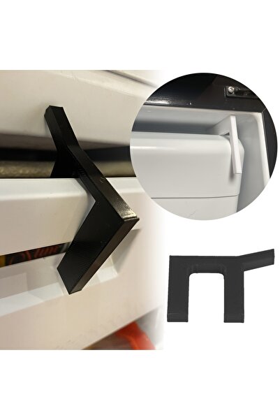 Choice قطعة واحدة سوداء من سدادة باب ثلاجة متنقلة بتصميم مصبوب ونظام تهوية - ...