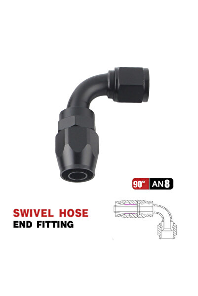 Choice1 90 degree AN8 Broyear High Quality Straight 90 Degree Aluminum AN4 6 ...