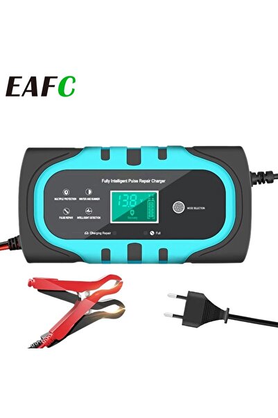 Choice شاحن بطارية سيارة 12 فولت 10 أمبير، يشحن بطاريات السيارات بسبع مراحل، ...