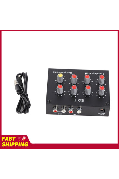 Choice معادل صوت بسبعة نطاقات، 12 ديسيبل للترددات المنخفضة والعالية، معادل صو...