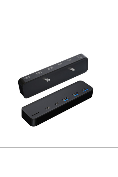 Choice 1pc Black Dking Station For Tesla Model 3 Y USB Hub 27W Intelligent Fa...