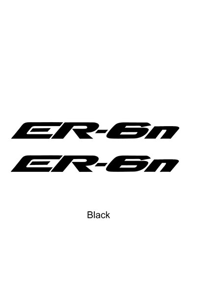 Choice3 Black Motorcycle Glow Stickers Decal ER 6N Accessories for Kawasaki E...
