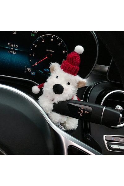 Choice5 F New Car Wiper Turn Signal Switch Decoration,Puppy Plush Doll Clutch...