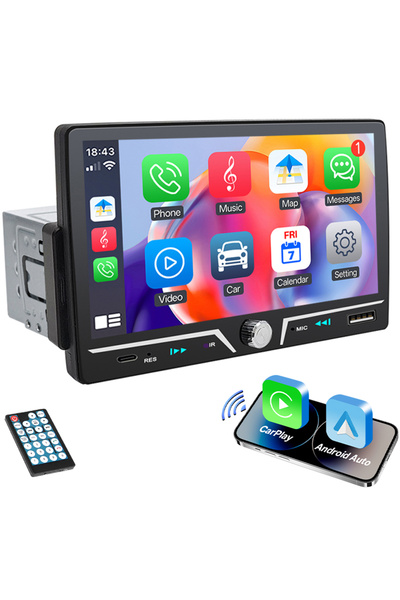 Choice3 راديو سيارة فقط، مشغل MP5 لاسلكي بنظام Android Auto و Carplay من SINO...