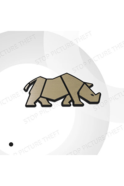 Choice ملصق شعار وحيد القرن من سبيكة معدنية C، يُوضع على صندوق السيارة أو الر...