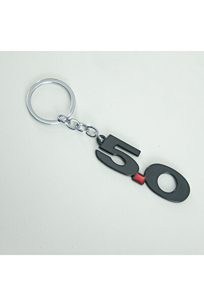 choice2 black Metal Creative Keychain 5.0 Key Pendant For Ford Mustang Shelby...