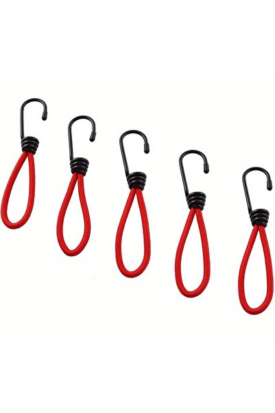 Choice 5pcs 5pcs Heavy Duty Bungee Cords with Hooks - Ideal for Tarps, Tents,...
