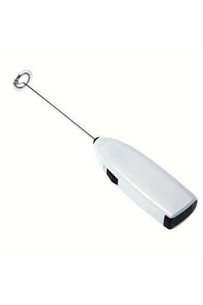 Choice مضرب بيض كهربائي أبيض، خفاقة قهوة، خلاط شاي وحليب صغير من الفولاذ المق...