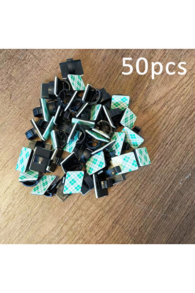 Choice 50pcs 50pcs 100pcs Stickable Clips Double-sided Tape Adhesive Cable Wi...