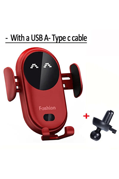 Choice3 حامل شاحن لاسلكي قياسي للسيارة من فيكيفون، شحن سريع، مستشعر الأشعة تح...