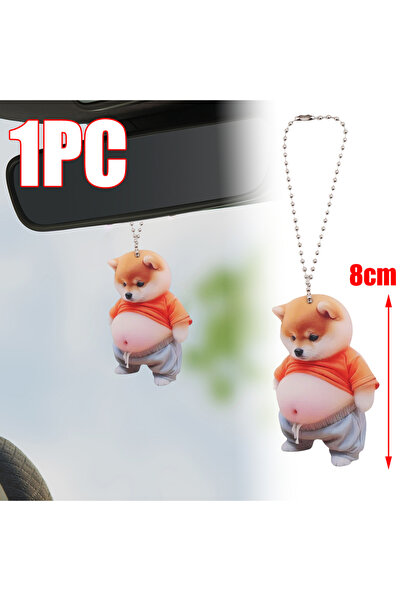 Choice1 B Cute Cat Dog Keychain Cartoon Animal Pendant Keyring for Girls Bag ...