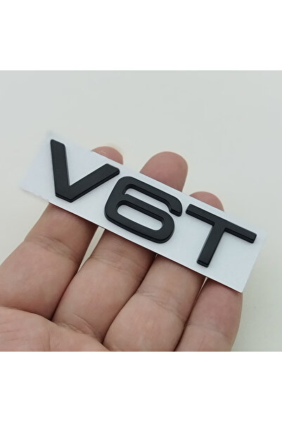 choice2 V6T Black 3D Metal Car Fender Badge V6T V8T Logo Decal Emblem Sticker...