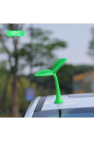 choice2 A Car Ornaments 3D Car Roof Decoration Stickers Bean Sprout Seedlings...
