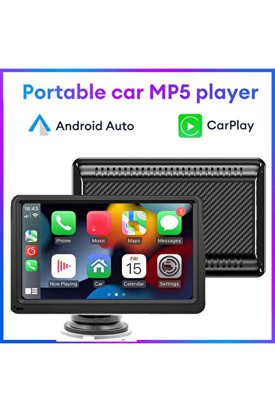 Choice1 شاشة عرض سيارة لاسلكية تعمل بنظام أندرويد أوتو، مقاس 7 بوصات، تدعم نظ...