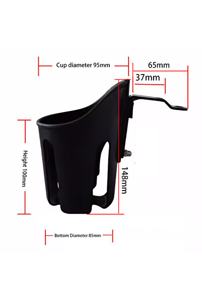 Choice3 Short-Cup holder Universal Motorcycle Drink Holder Bike Water Cup Bot...