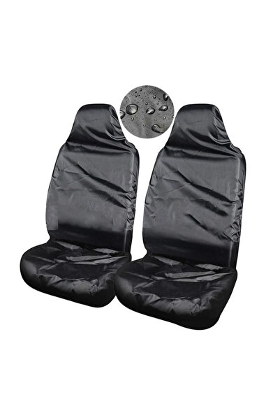 Choice أغطية مقاعد سيارة سوداء متينة مقاومة للماء مصنوعة من قماش أكسفورد، مقا...