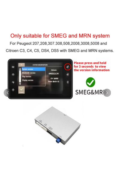 Choice نظام SMEG MRN AUTOABC اللاسلكي كاربلاي يدعم نظام أندرويد أوتو وكاميرا ...