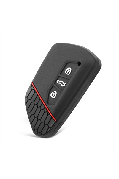 Choice غطاء جديد أسود اللون لمفتاح السيارة، متوافق مع سيارات فولكس فاجن جولف ...