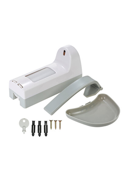 Choice WHITE 500ml Elbow-press Soap Dispenser Single Bottle Manual Shampoo Bo...