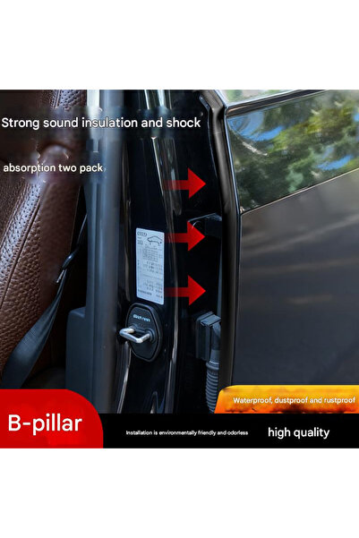 Choice1 شريط عازل للصوت للوحة القيادة في السيارة، يُثبّت على العمود B، شريط م...