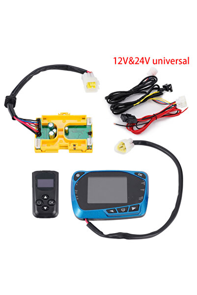 Choice4 4 قطع من مفتاح مراقبة سخان هواء السيارة 12 فولت/24 فولت، مع لوحة تحكم...