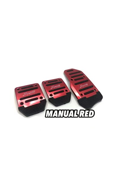 Choice1 red 3pc Automatic/Manual Non-Slip Aluminum Alloy Safty Auto Gearbox C...
