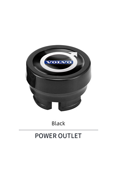 Choice5 غطاء أسود مزخرف لولاعة السجائر للسيارة، مقاوم للغبار، مناسب لسيارات ف...