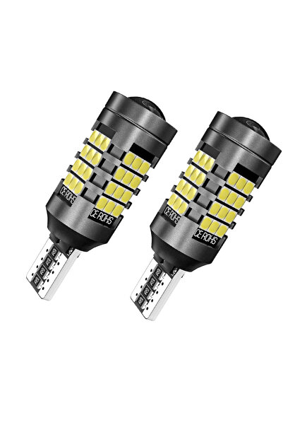 Choice مصباحان LED أبيض T15 (6000 كلفن) للرجوع للخلف، W16W T15 921 Canbus بدو...