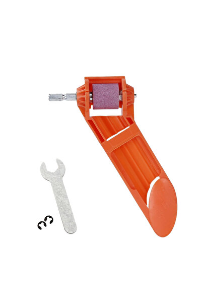 Choice قطعة واحدة من مبراة رؤوس المثقاب المحمولة باللون البرتقالي مع عجلة من ...