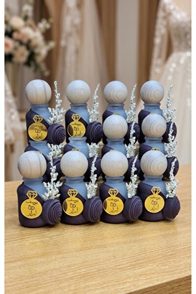 ABBRA Mini perfume favors with arrangement (12 pieces). Fabric color and logo...