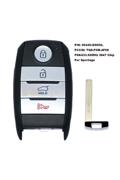 Choice1 Blade A KEYECU P/N: 95440-D9000 TQ8-FOB-4F08 FSK 433.92MHz ID47 Keyle...