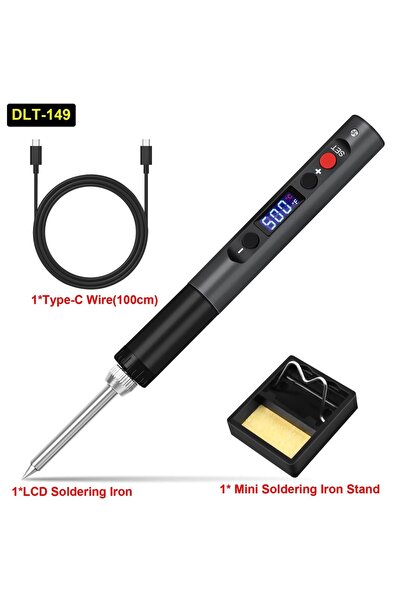 Choice طقم مكواة لحام NEWACALOX LCD بقوة 65 واط، طراز DLT-149، قلم لحام سريع ...
