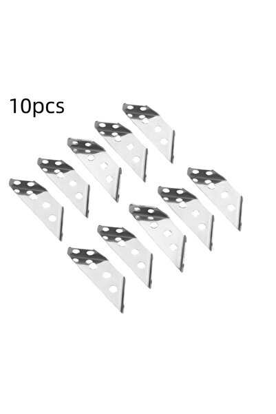 Choice1 10 قطع من دعامات الزاوية المصنوعة من الفولاذ المقاوم للصدأ بزاوية 90 ...