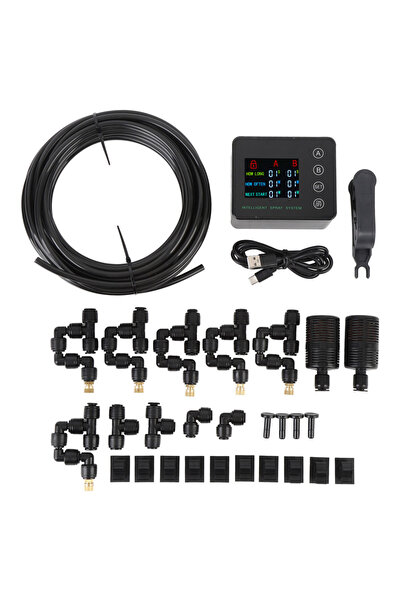 Choice مرطب هواء أسود للزواحف، مضخة مزدوج ، شاشة ملونة، فوهة قابلة للتعديل، ر...