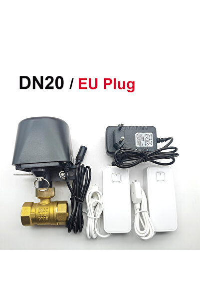 choice2 WIFI version EU Plug DN20 and 2 sensor Tuya Smart Water Vavle WiFi Wa...