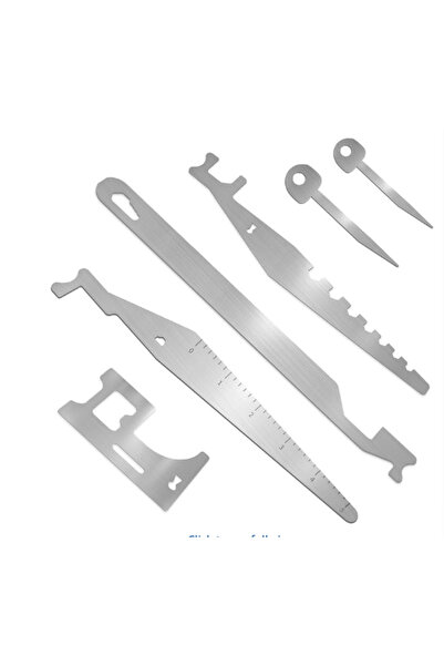 Choice 6pcs Multifunctional Stainless Steel Lk Lever Tool, Firefighter Multi-...