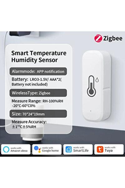 Choice ZIGBEE Tuya ZigBee 3.0 Temperature Humidity Sensor Smart Home Real-Tim...