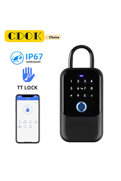 Choice1 Other K5-Black-TTlock CDOK K5 TTlk/Tuya smart key box, IP67 waterproo...