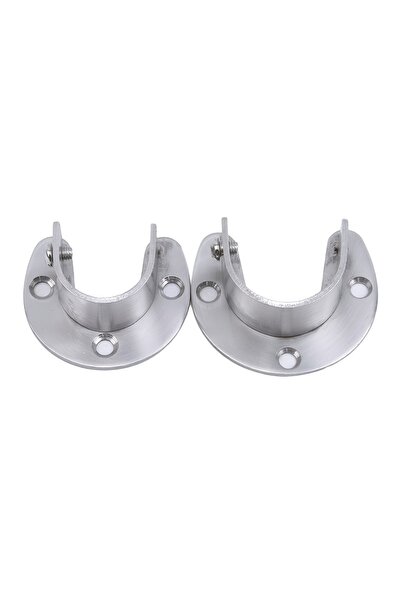 Choice قطعتان من قضبان خزانة الملابس المصنوعة من الفولاذ المقاوم للصدأ، مقاس ...