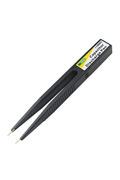 Choice قلم تفريغ مكثف محمول أسود اللون بقوة 1000 فولت، أداة تفريغ سريع للجهد ...